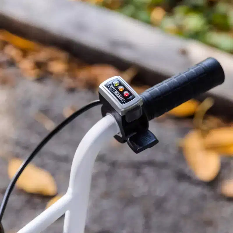 Mini vélo électrique pour enfants Droyd Blipper 16 à cadre ouvert