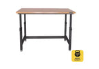 Établi robuste avec plateau en bois et hauteur réglable de 60 po