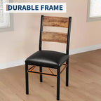 Ensemble table à manger pour 4, table de cuisine en bois avec 4 chaises rembourrées, ensemble de 4 chaises de table de cuisine avec angle anti-collision pour petit espace, cuisine
