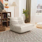 Furgle Canapé en cuir microfibre Design ergonomique Canapé paresseux Canapé de sol