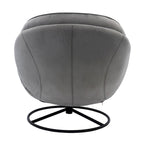 Fauteuil d'appoint avec pouf