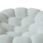 Canapé Bulle capitonné en tissu nid d'abeille 3D, 2 pièces, canapé 3 places et canapé simple pour salon