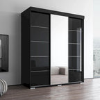 Armoire Aria moderne à 3 portes avec miroir
