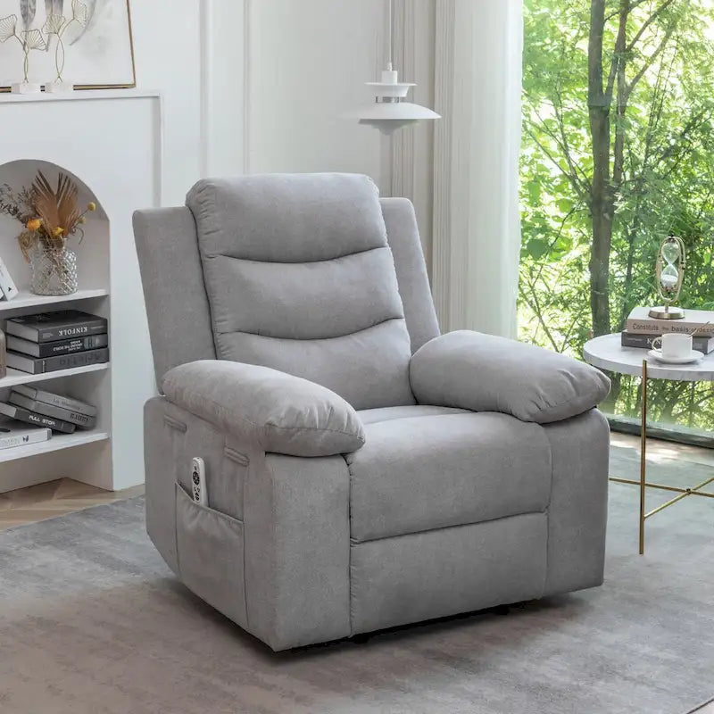 Fauteuil inclinable électrique avec fonction de massage réglable
