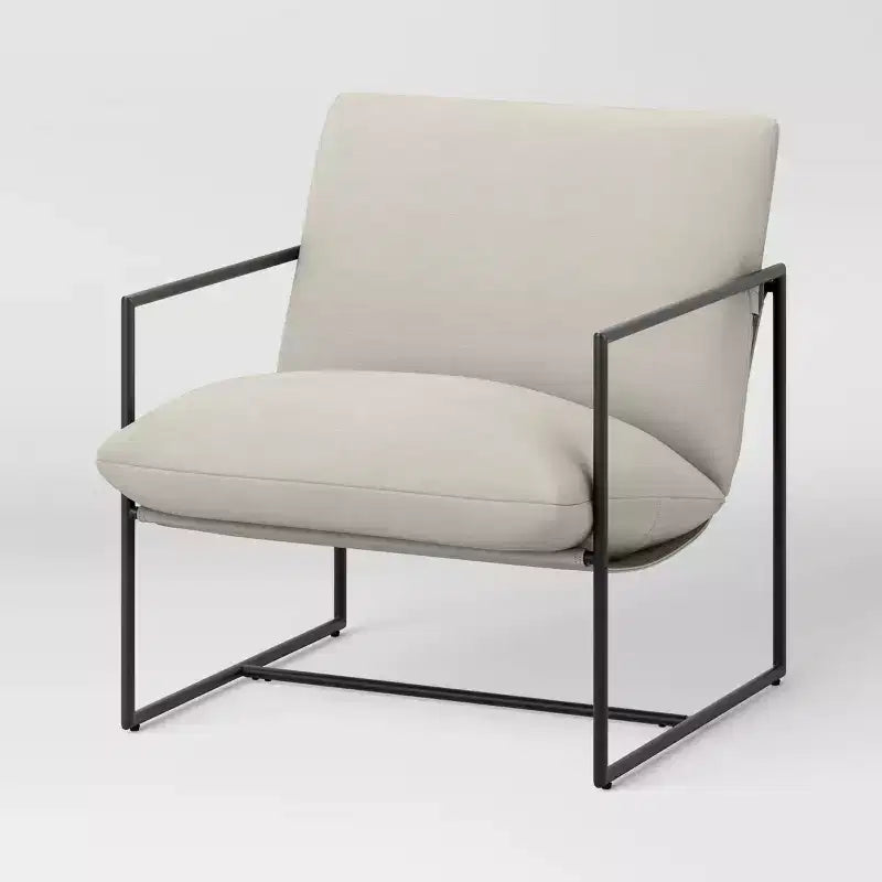 Chaise longue pliante à cadre métallique - Room Essentials