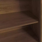 Vitrine arquée en bois