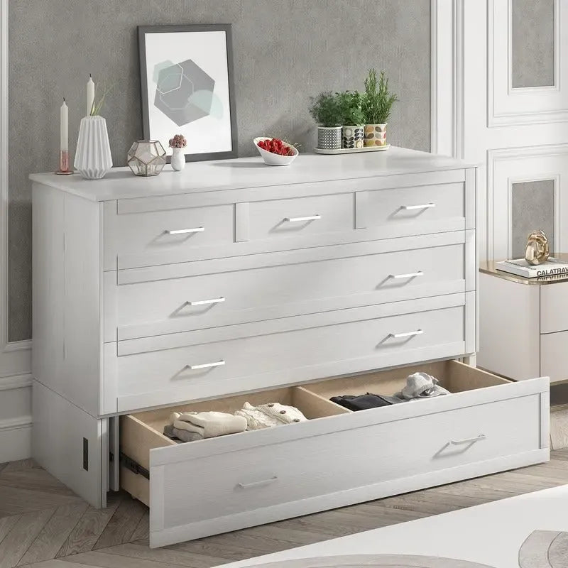 Lit escamotable Mixoy Murphy avec matelas et tiroir