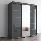 Armoire Aria moderne à 3 portes avec miroir