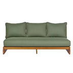 Christopher Knight Home Tavriel Ensemble de 5 places assises de terrasse en bois d'acacia style moderne du milieu du siècle avec coussins épais, table non incluse