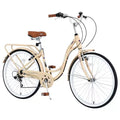 Vélo pour femme Zeus & Ruta de 24 pouces, 7 vitesses, cadre en acier