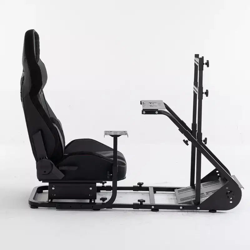 Cockpit de course stabilisé amélioré JVNOXK, simulateur de conduite réglable (hors frein à main, pédales et écran)