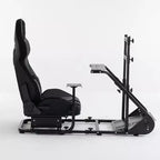 Cockpit de course stabilisé amélioré JVNOXK, simulateur de conduite réglable (hors frein à main, pédales et écran)
