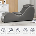 Mixoy Chaise de Yoga d'intérieur, Chaise longue de yoga incurvée pour adultes, étirements, exercices, relaxation