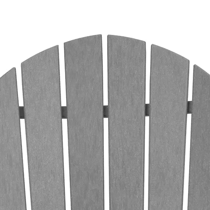 Lot de 4 chaises Adirondack en résine plastique - EDYO LIVING