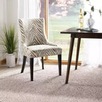 Chaise de salle à manger de 19 po de hauteur avec garniture cloutée