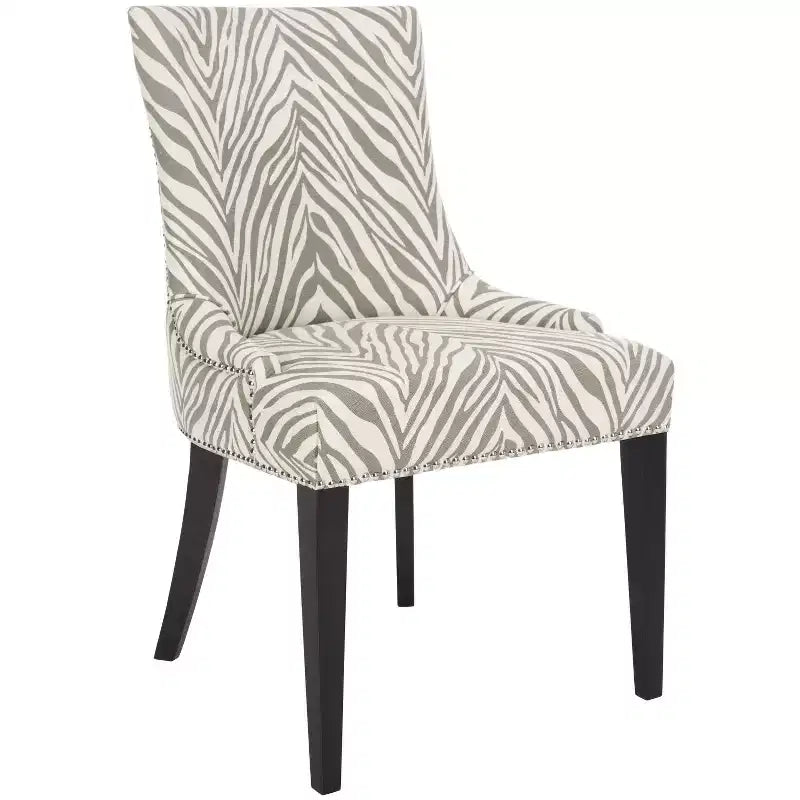 19" H Dining Chair With Nail Head Trim