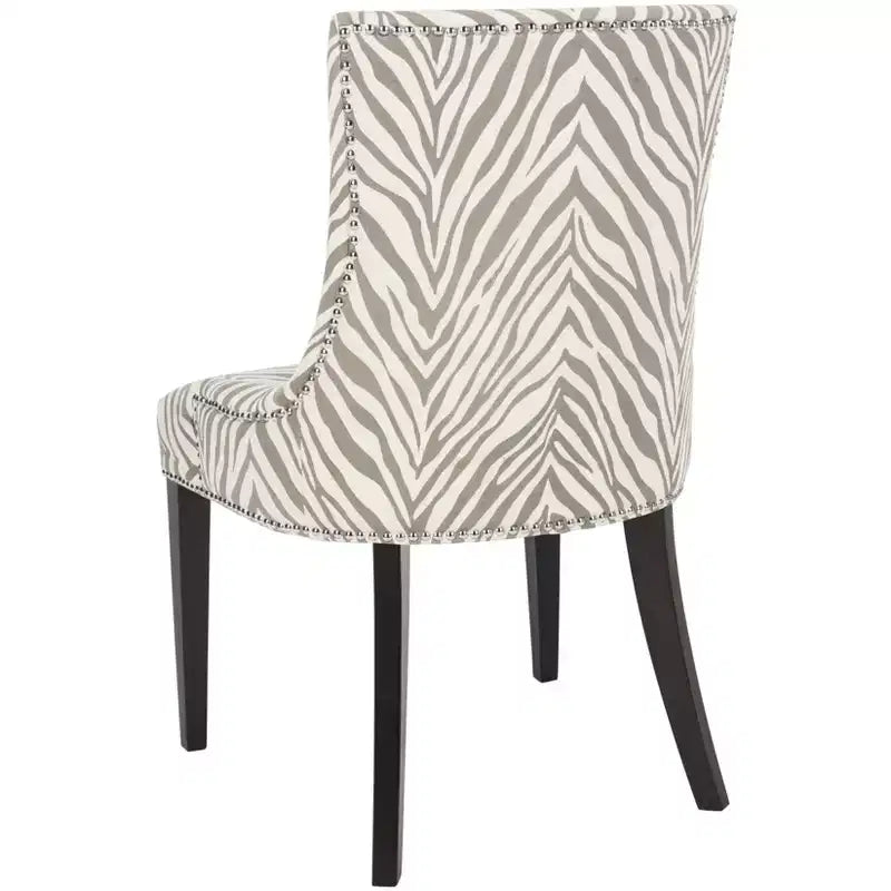19" H Dining Chair With Nail Head Trim
