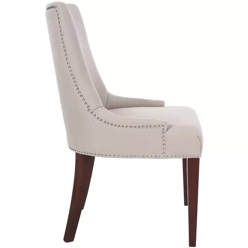 19" H Dining Chair With Nail Head Trim