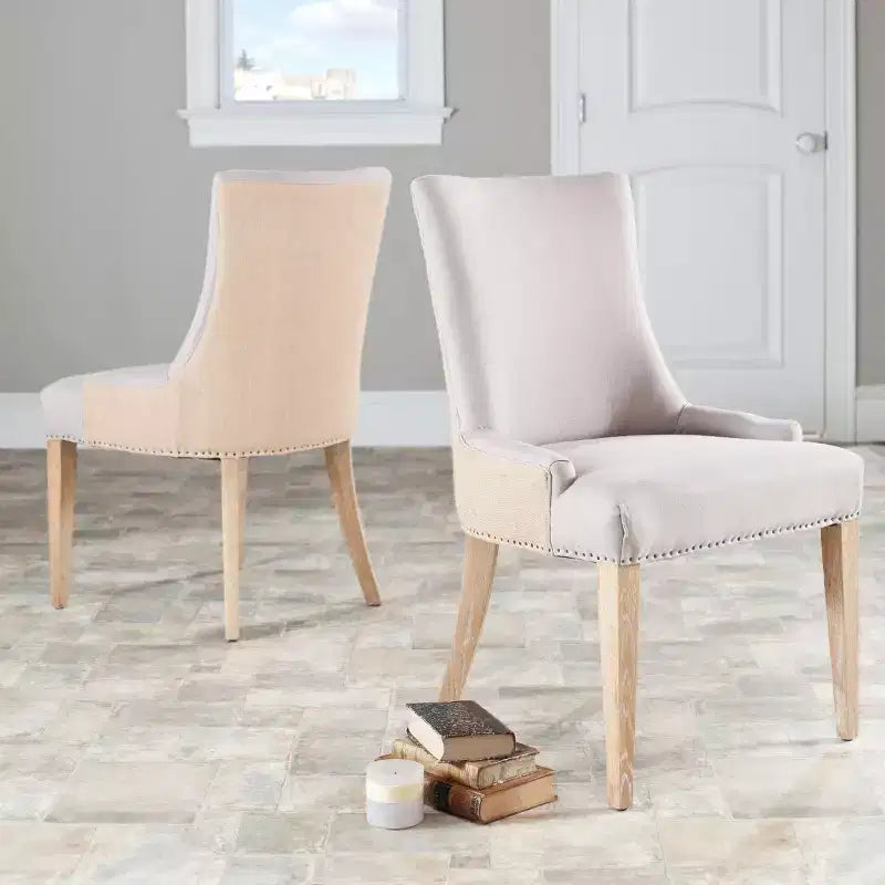 19" H Dining Chair With Nail Head Trim