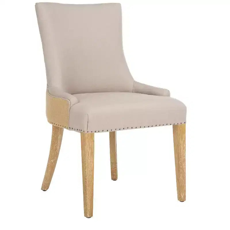 19" H Dining Chair With Nail Head Trim