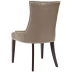 Chaise de salle à manger de 19 po de hauteur avec garniture cloutée