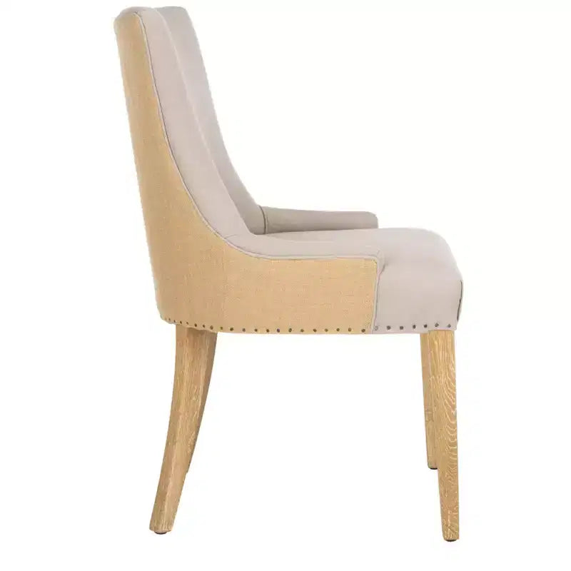 19" H Dining Chair With Nail Head Trim
