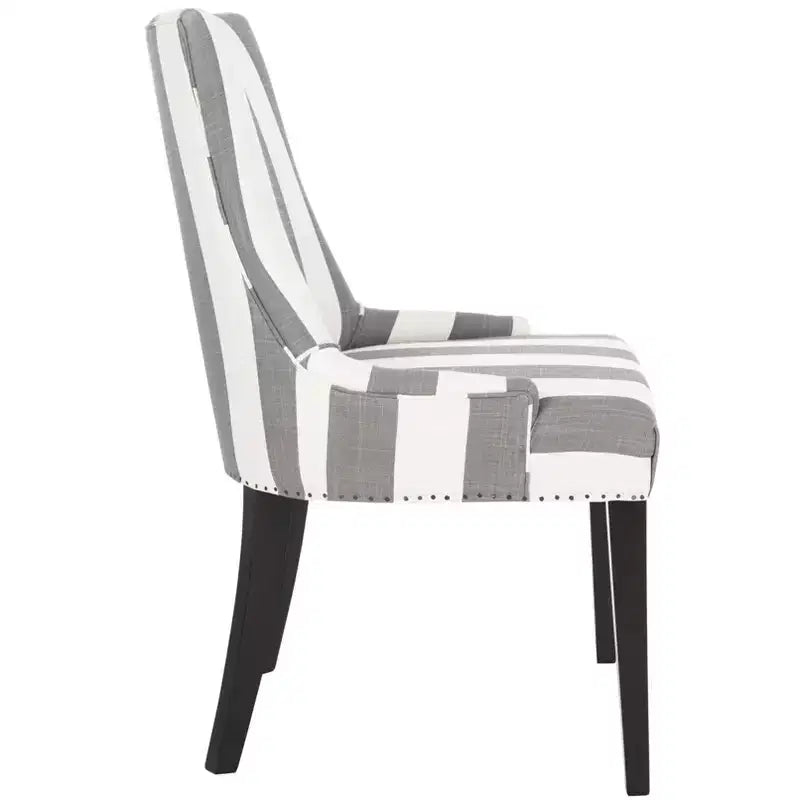 19" H Dining Chair With Nail Head Trim