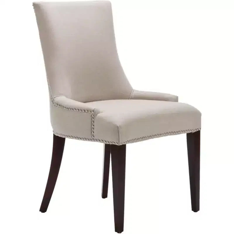 19" H Dining Chair With Nail Head Trim