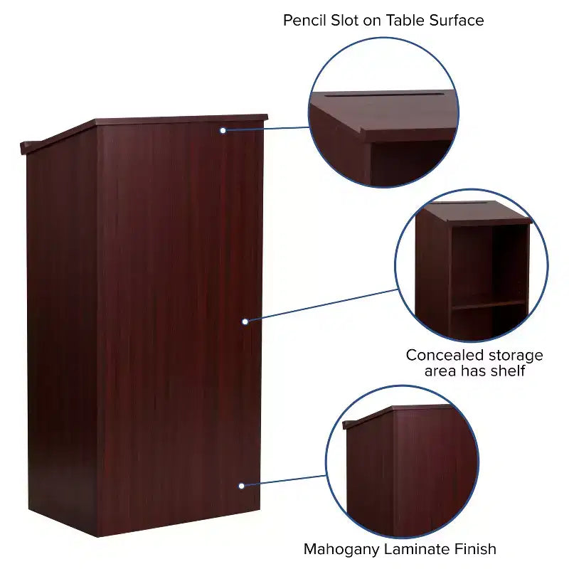Stand-Up Wood Lectern
