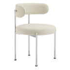Chaises de salle à manger en tissu Albie – Lot de 2