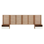 Tête de lit King size murale et tables de chevet modernes de Render