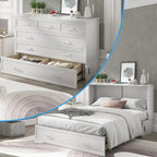 Lit escamotable Mixoy Murphy avec matelas et tiroir