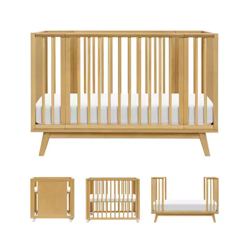 Lit de bébé convertible 8-en-1 Babyletto Palma avec berceau et kits pour lit de tout-petit