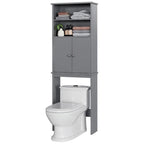 Meuble de rangement à suspendre au-dessus des toilettes Futzca avec porte
