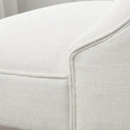 Fauteuil d'appoint confortable sans accoudoirs pour le salon
