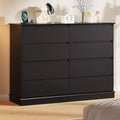 Commode de rangement à 8 tiroirs, coffre à tiroirs profonds, large meuble de rangement pour salon, couloir, chambre d'enfant