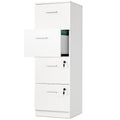 Moasis 51H Classeur Vertical à 4 Tiroirs Verrouillable pour Bureau à Domicile