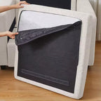 Module Pouf Ottoman Belffin en Chenille - Repose-Pieds de Rangement Modulaire avec Tissu Doux pour la Peau et Conception à Installation Rapide