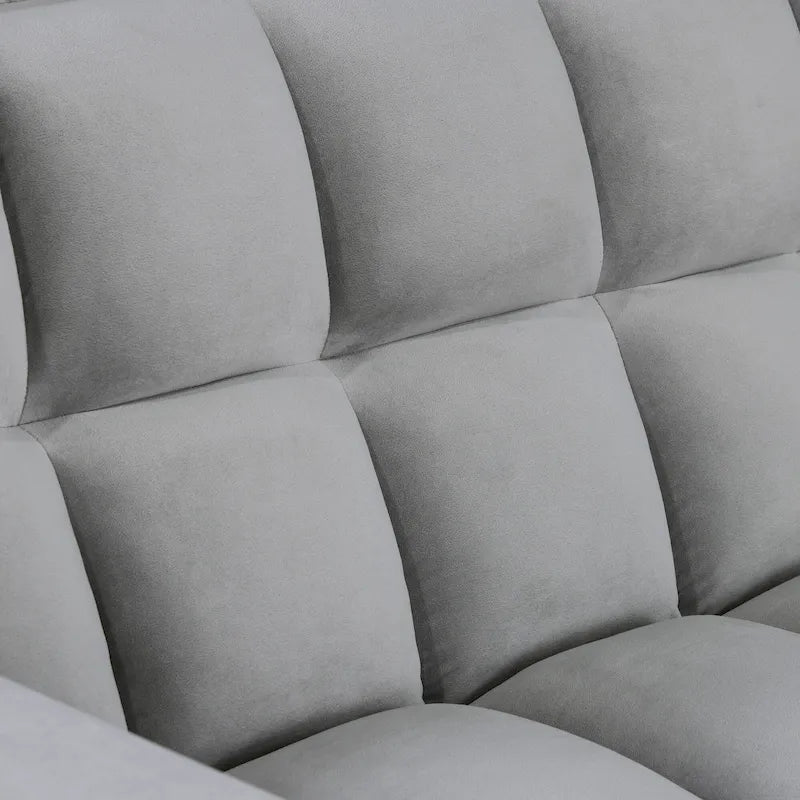 Canapé-lit convertible tufté à tiroir classique de 55 de largeur - 55L x 68P x 20H