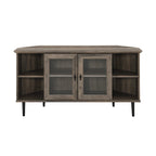 Meuble TV d'angle Middlebrook avec porte vitrée de 48 pouces