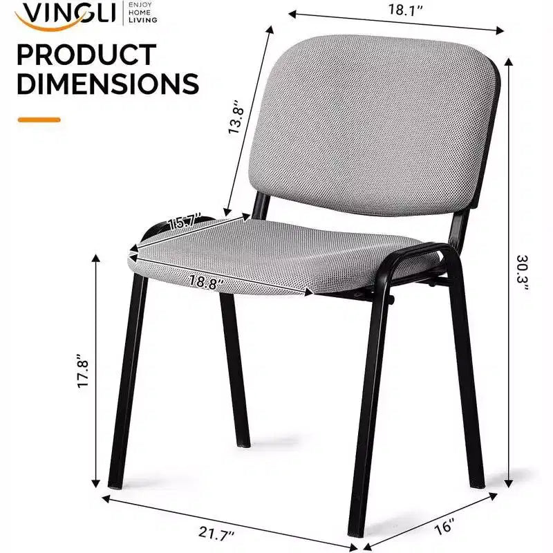 Lot de 5 chaises en maille Karl Home pour église et salle de conférence