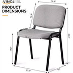 Lot de 5 chaises en maille Karl Home pour église et salle de conférence