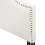 Tête de lit capitonnée en tissu réglable Grand lit/Très grand lit