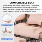 Efomao Chaise de Bureau Ergonomique 400 lbs, Grande Chaise d'Ordinateur en Cuir PU pour Personnes de Grande Taille, Fauteuil de Direction avec Repose-Pieds et Soutien Lombaire