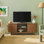 Meuble TV Middlebrook Modern Reeded de 60 po avec bords arrondis