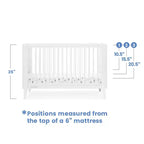 Lit de bébé convertible 4-en-1 Delta Children Ollie avec conversion en lit de jour