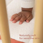 Matelas de berceau biologique Babyletto Babyletto x Avocado 2 étapes et 100 % non toxique - Blanc