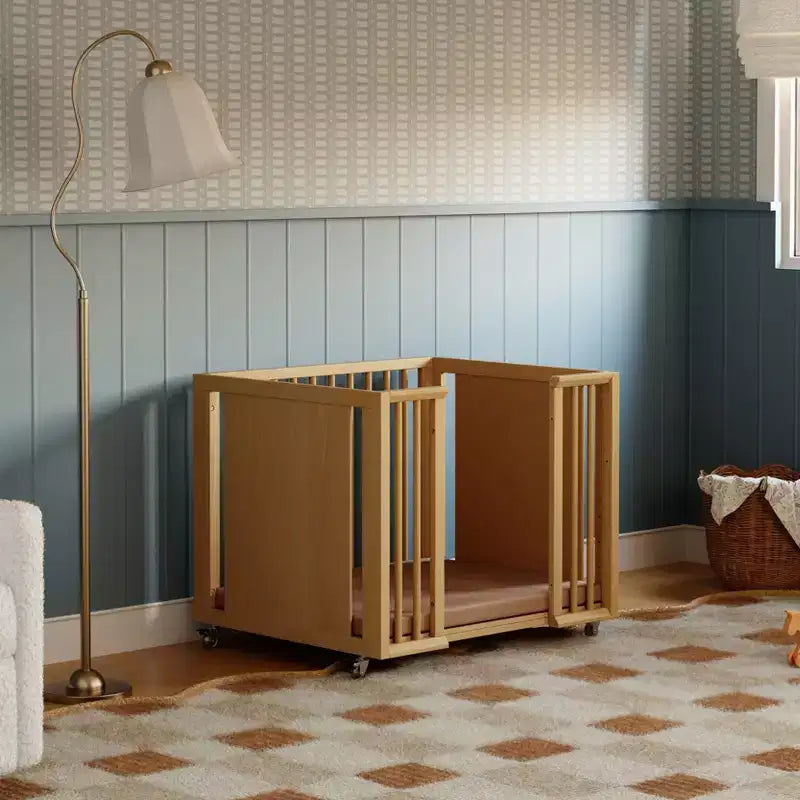 Lit de bébé convertible 8-en-1 Babyletto Palma avec berceau et kits pour lit de tout-petit