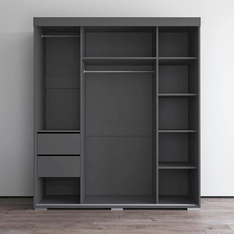 Armoire moderne brillante Copper Grove Parasol 71 pouces
