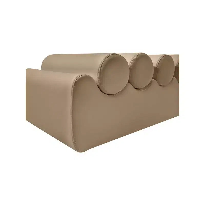 Meridian Furniture, Banc Rumble en cuir végétalien